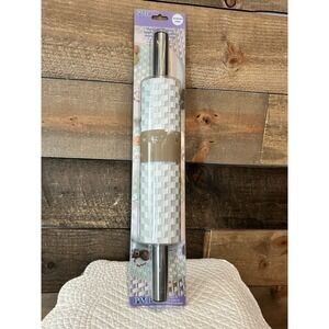 PME Rolling Pin Deep Impression Basketweave 10" # BW91 New In Package!